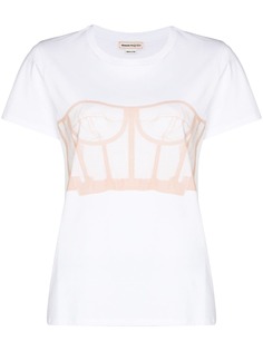 Alexander McQueen футболка с короткими рукавами и принтом
