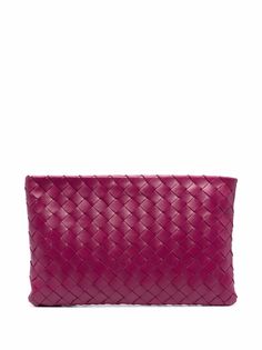 Bottega Veneta клатч с плетением Intrecciato