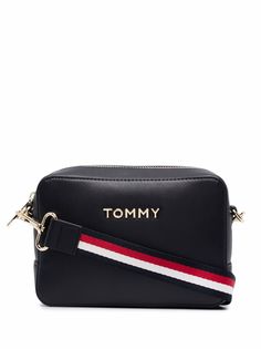 Tommy Hilfiger каркасная сумка с логотипом