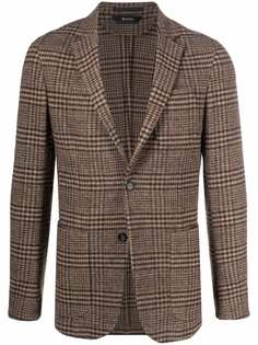 Z Zegna однобортный пиджак в клетку