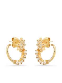 Colette серьги из желтого золота с бриллиантами