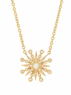 Colette колье Starburst из желтого золота с бриллиантами