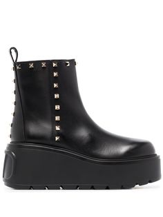Valentino Garavani Rockstud-embellished ankle boots