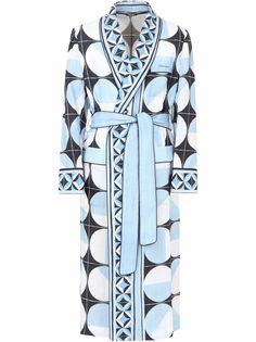 Dolce & Gabbana льняной халат с принтом