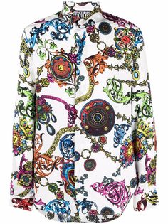 Versace Jeans Couture рубашка с принтом Regalia Baroque