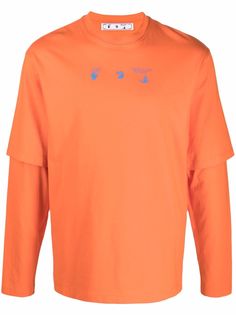 Off-White футболка с логотипом