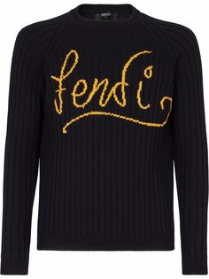 Fendi джемпер с логотипом