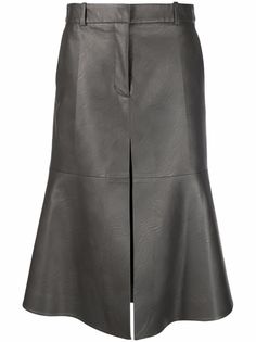 Stella McCartney юбка миди из искусственной кожи