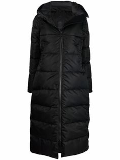 Canada Goose длинный пуховик с капюшоном