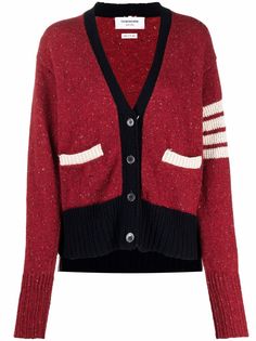 Thom Browne кардиган с полосками 4-Bar