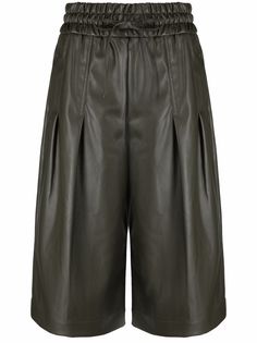 3.1 Phillip Lim VEGAN LEATHER CULOTTES