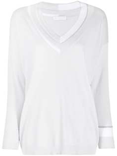 Fabiana Filippi свитер с эффектом металлик