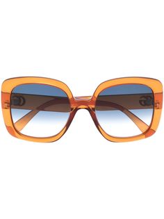 Gucci Eyewear солнцезащитные очки в квадратной оправе
