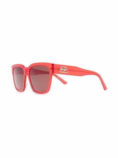Balenciaga Eyewear солнцезащитные очки в квадратной оправе с логотипом
