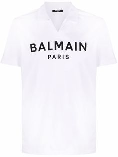 Balmain рубашка поло с логотипом