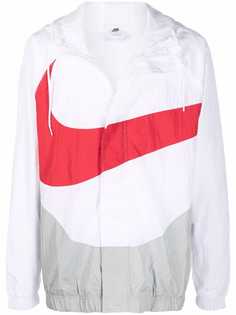 Nike куртка на молнии с логотипом Swoosh