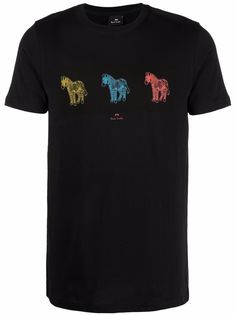 PAUL SMITH футболка с принтом