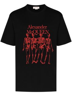 Alexander McQueen футболка с логотипом