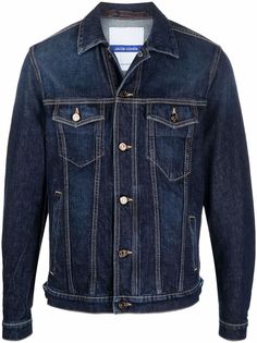 Jacob Cohen джинсовая куртка с контрастной строчкой