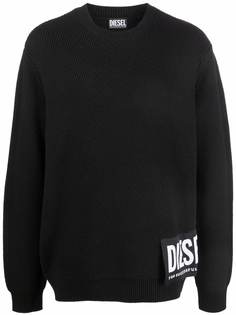Diesel толстовка с нашивкой-логотипом