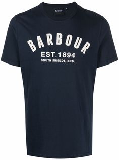 Barbour футболка с логотипом