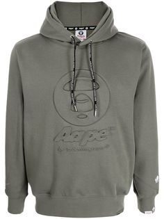 AAPE BY *A BATHING APE® худи с тисненым логотипом