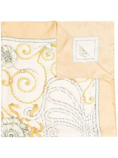 Hermès шелковый платок Jouvence pre-owned