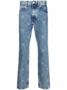 Martine Rose прямые джинсы с логотипом