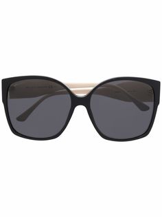Jimmy Choo Eyewear солнцезащитные очки Noemis в массивной оправе