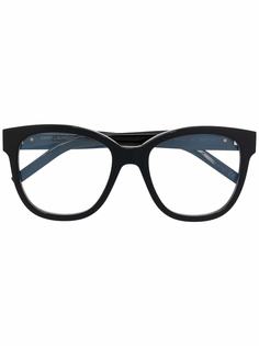 Saint Laurent Eyewear очки в массивной оправе