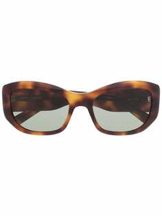 Saint Laurent Eyewear солнцезащитные очки в круглой оправе