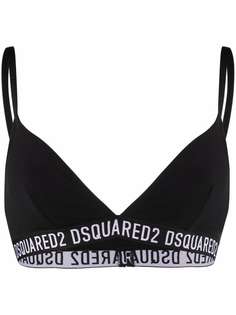 Dsquared2 бюстгальтер с треугольными чашками и логотипом