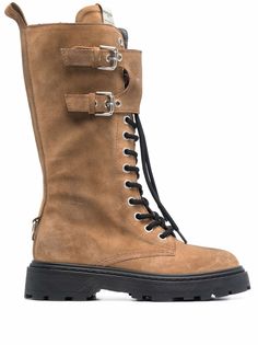 Philippe Model Paris сапоги Bastille Daim с пряжками