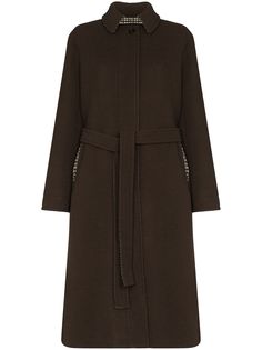 Chloé пальто миди с поясом
