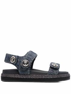 Salvatore Ferragamo сандалии Galore из денима