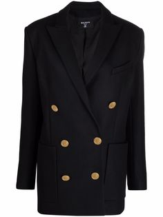 Balmain двубортный блейзер