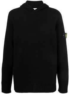 Stone Island худи с нашивкой-логотипом