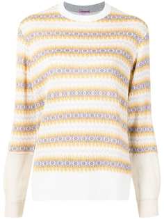 Sueundercover джемпер с контрастной вставкой