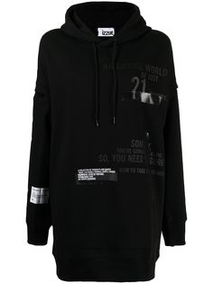 izzue платье Its An Entire World с капюшоном
