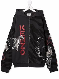 Kenzo Kids худи с принтом