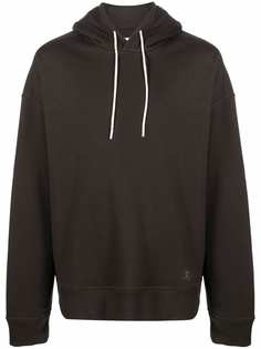 Jil Sander худи с вышитым логотипом