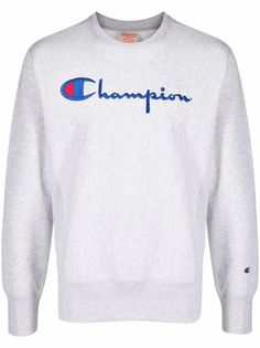 Champion толстовка с вышитым логотипом