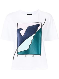 Emporio Armani футболка с графичным принтом