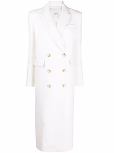Pinko double-breasted maxi coat