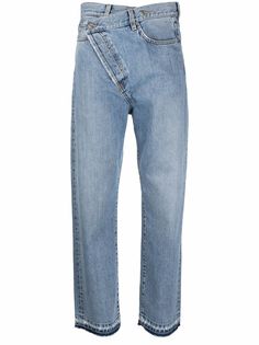 Pinko off centre fastening jeans