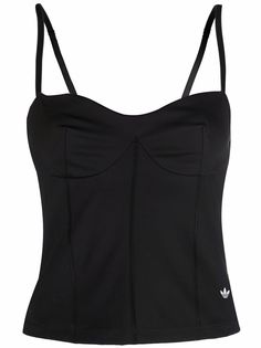 adidas топ-бюстье с логотипом