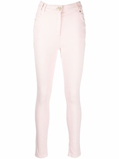 Balmain джинсы с завышенной талией и молниями