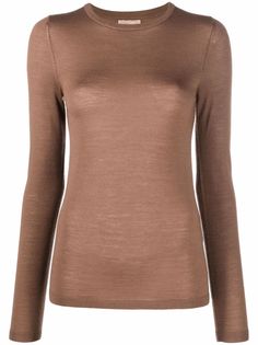 12 STOREEZ топ тонкой вязки с круглым вырезом