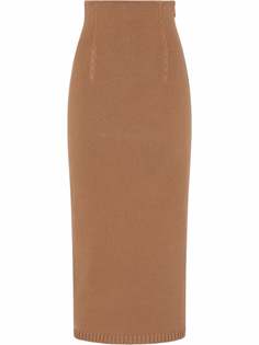 Fendi трикотажная юбка-карандаш