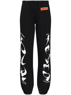 Heron Preston зауженные спортивные брюки с логотипом